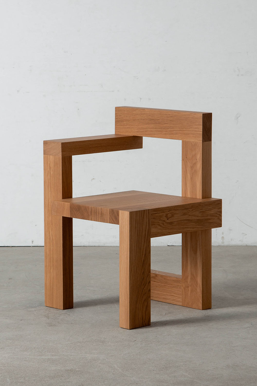 Steltman Chair by Gerrit Thomas Rietveld for Pastoe in Oak