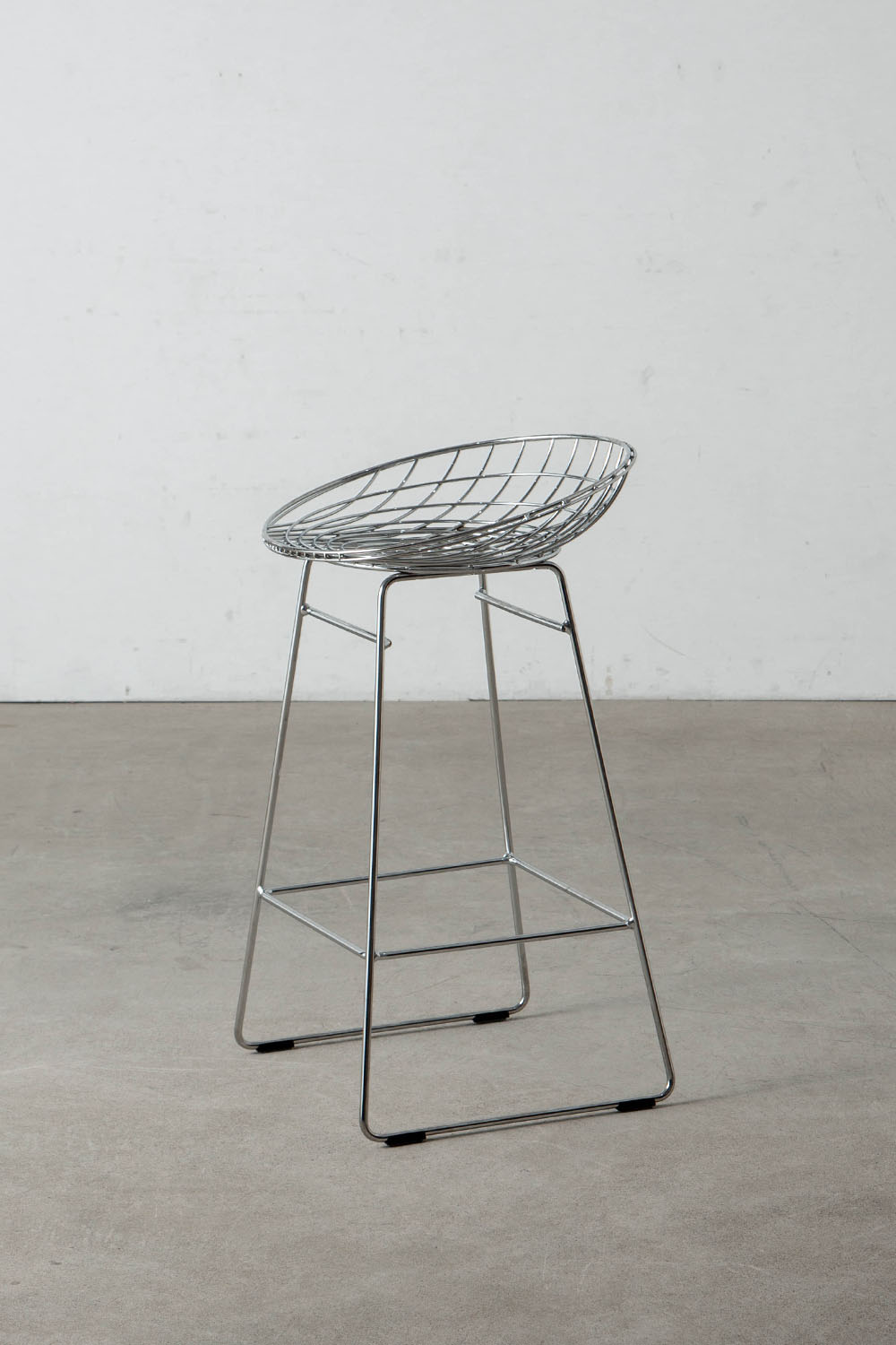 Wire Bar Stool by Cees Braakman for Pastoe in Steel , Chrome