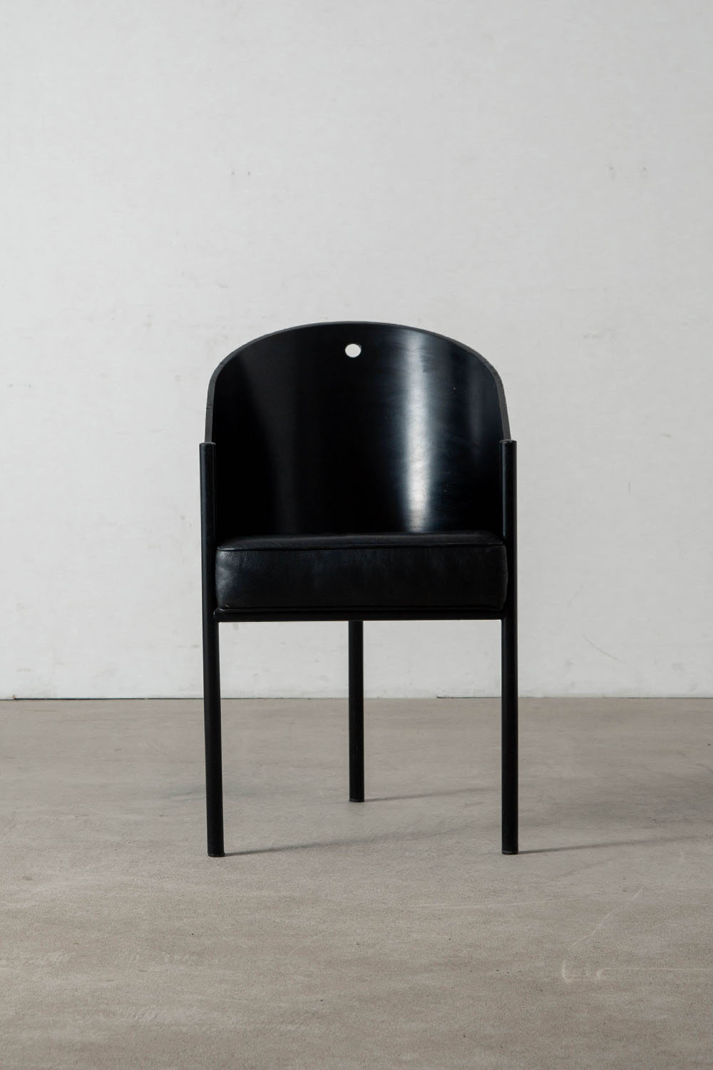 COSTES Chair by Philippe Starck for Driede in Leather and Wood