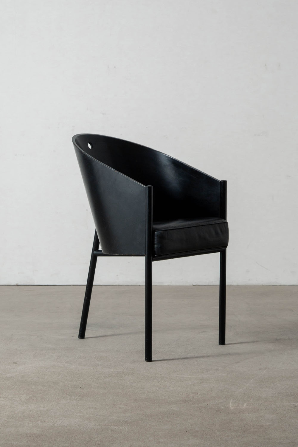 COSTES Chair by Philippe Starck for Driede in Leather and Wood