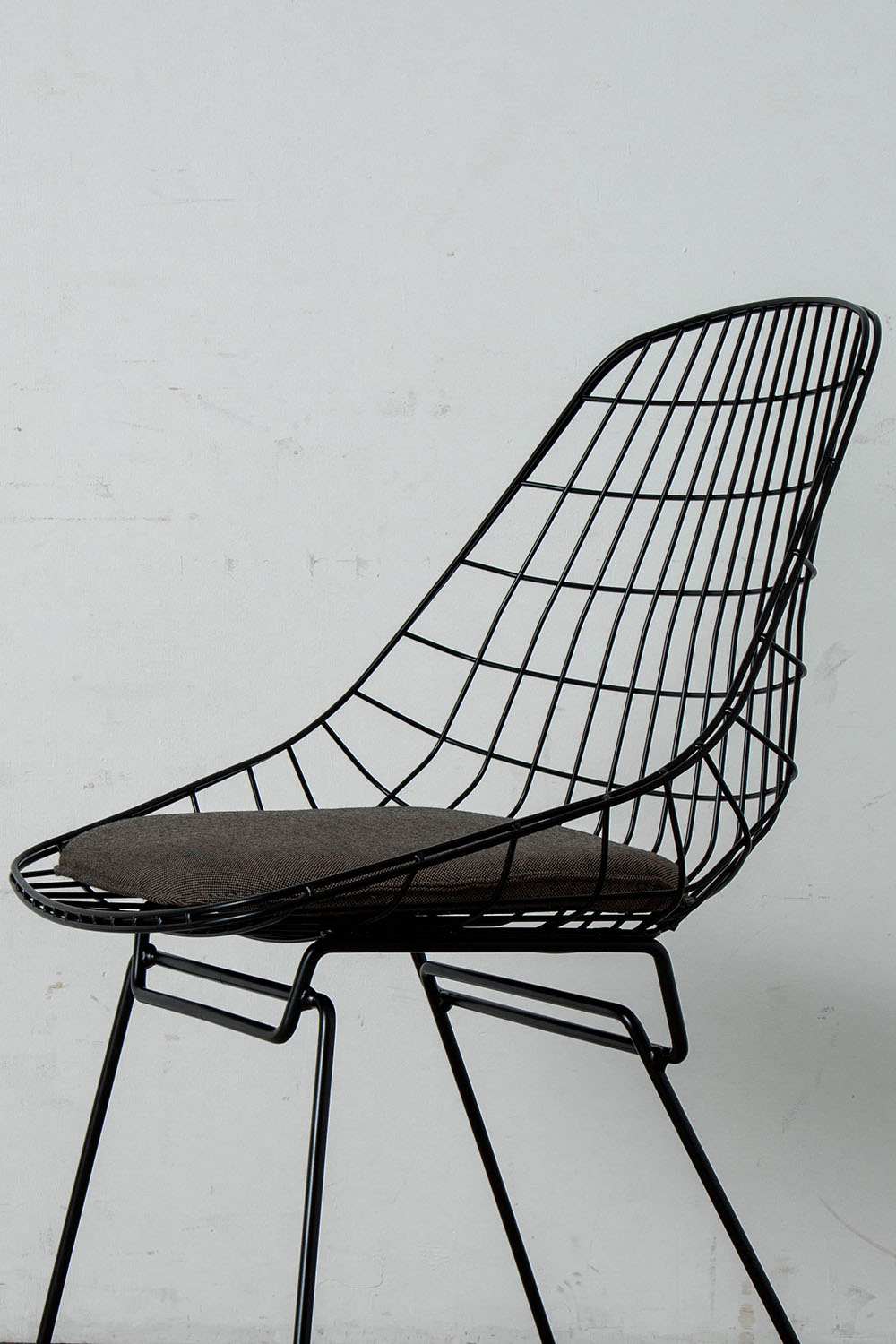 SM05 Wire Dining Chair by Cees Braakman for Pastoe in Steel , Chrome