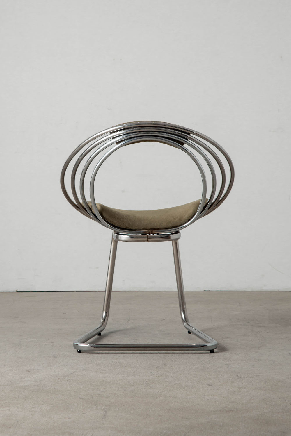 Dining Chair in Fabric and Chrome
