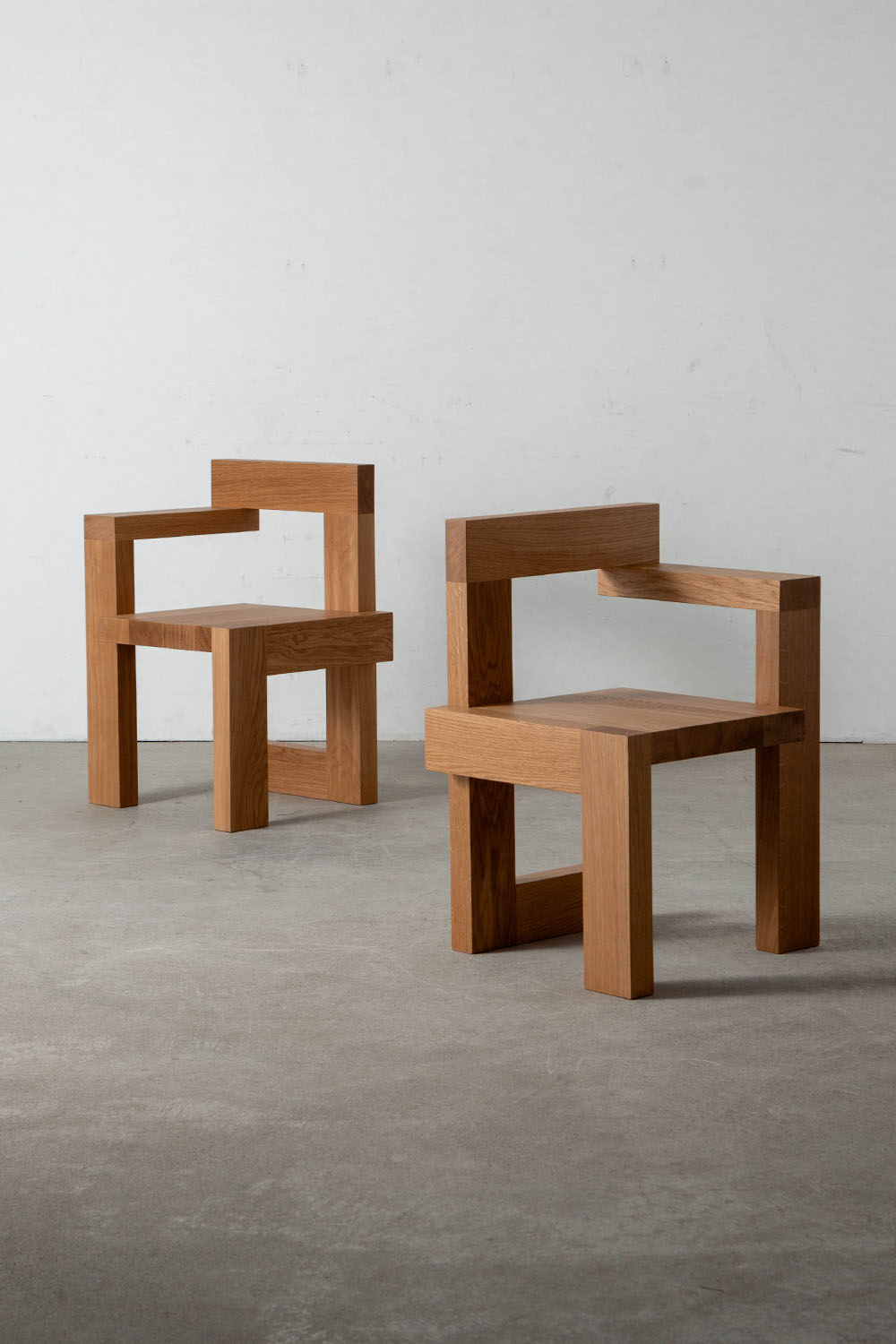 Steltman Chair by Gerrit Thomas Rietveld for Pastoe in Oak