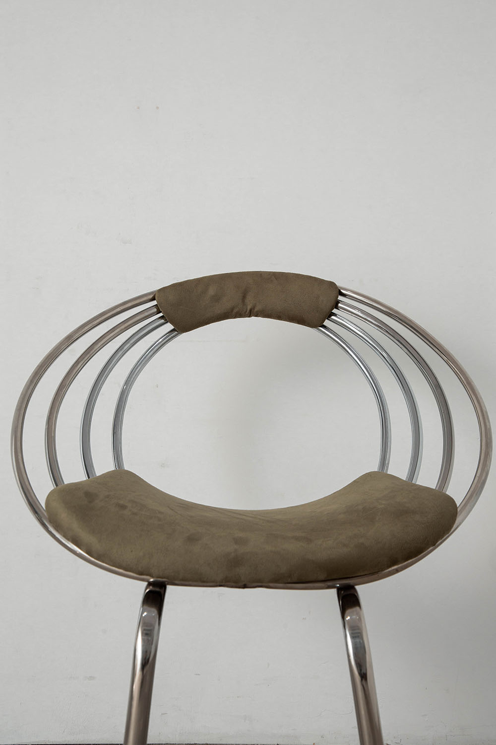 Dining Chair in Fabric and Chrome