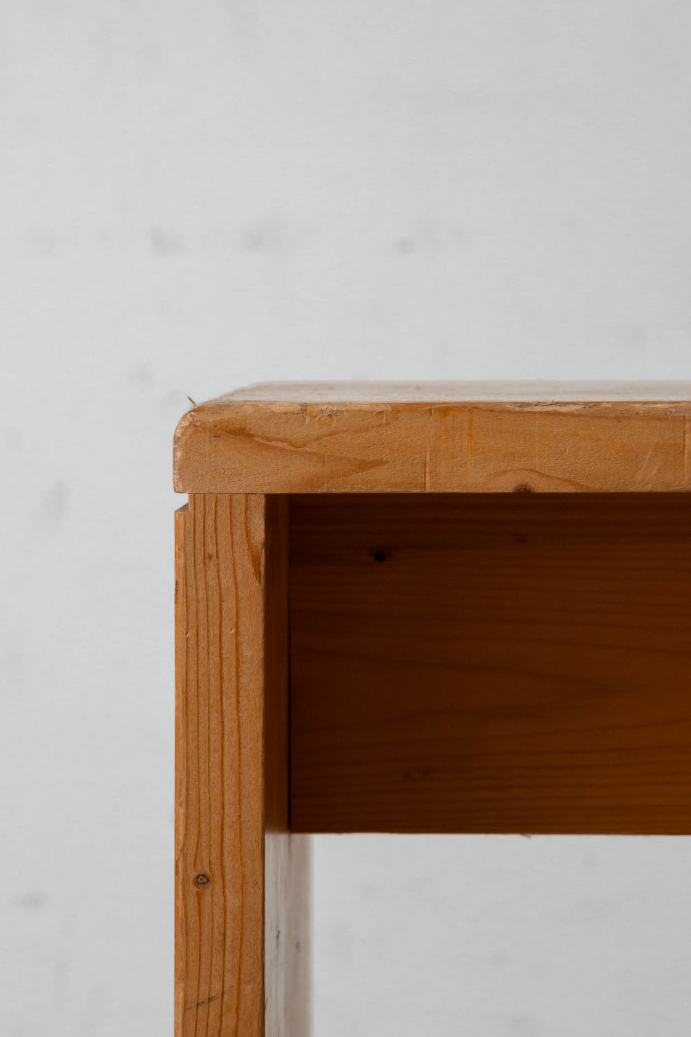 Stool by Charlotte Perriand for Les Arcs in Pine