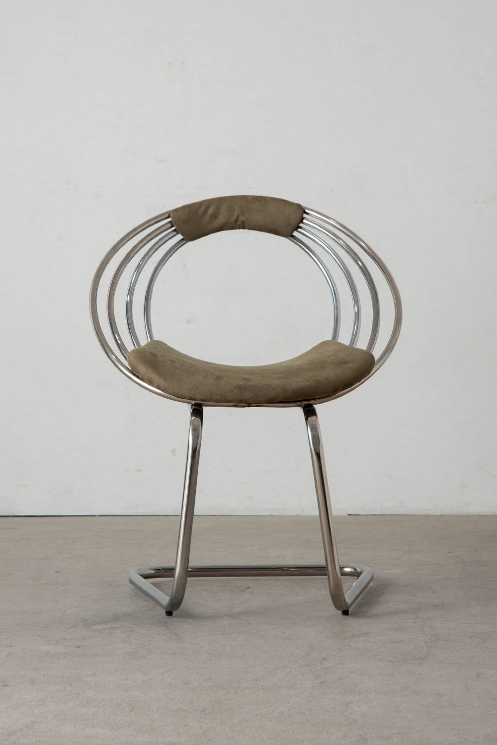 Dining Chair in Fabric and Chrome