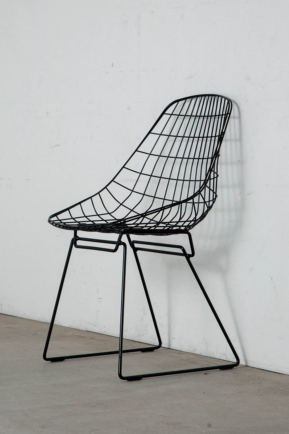 SM05 Wire Dining Chair by Cees Braakman for Pastoe in Steel , Chrome