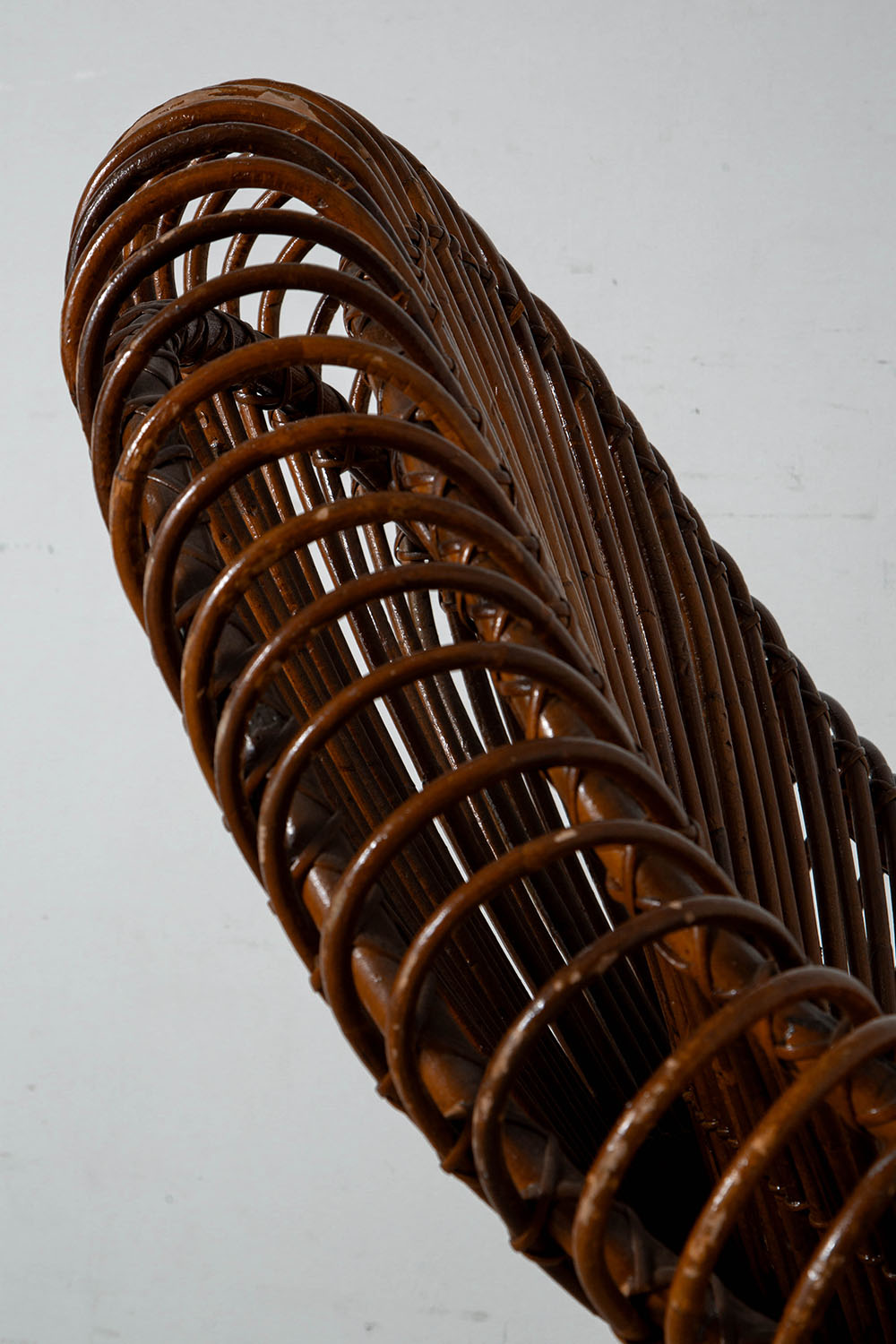 Lounge Chair by Janine Abraham & Dirk Jan Rol in Rattan and Steel