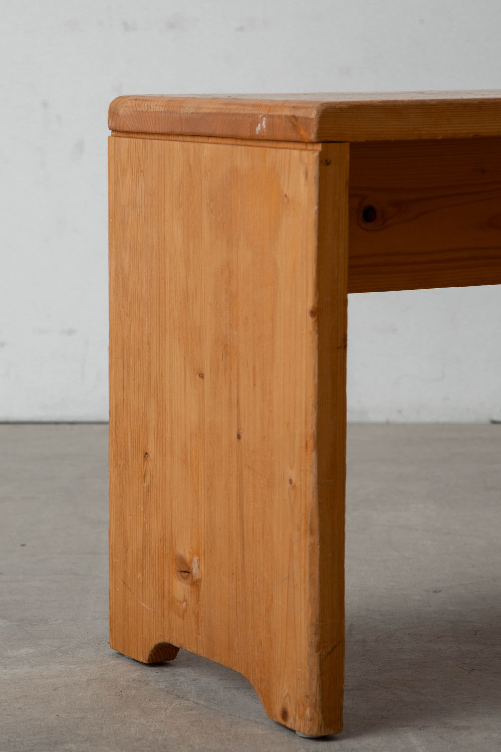 Stool by Charlotte Perriand for Les Arcs in Pine