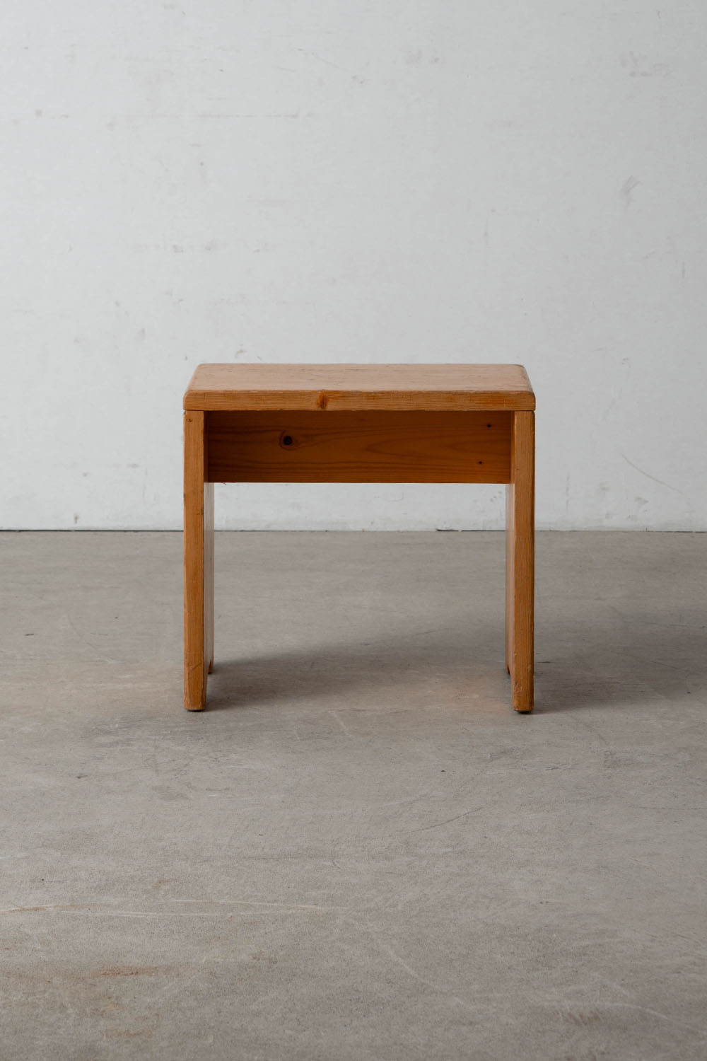 Stool by Charlotte Perriand for Les Arcs in Pine
