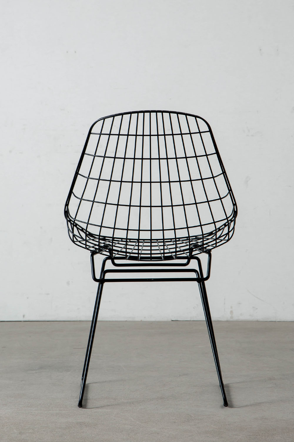 SM05 Wire Dining Chair by Cees Braakman for Pastoe in Steel , Chrome