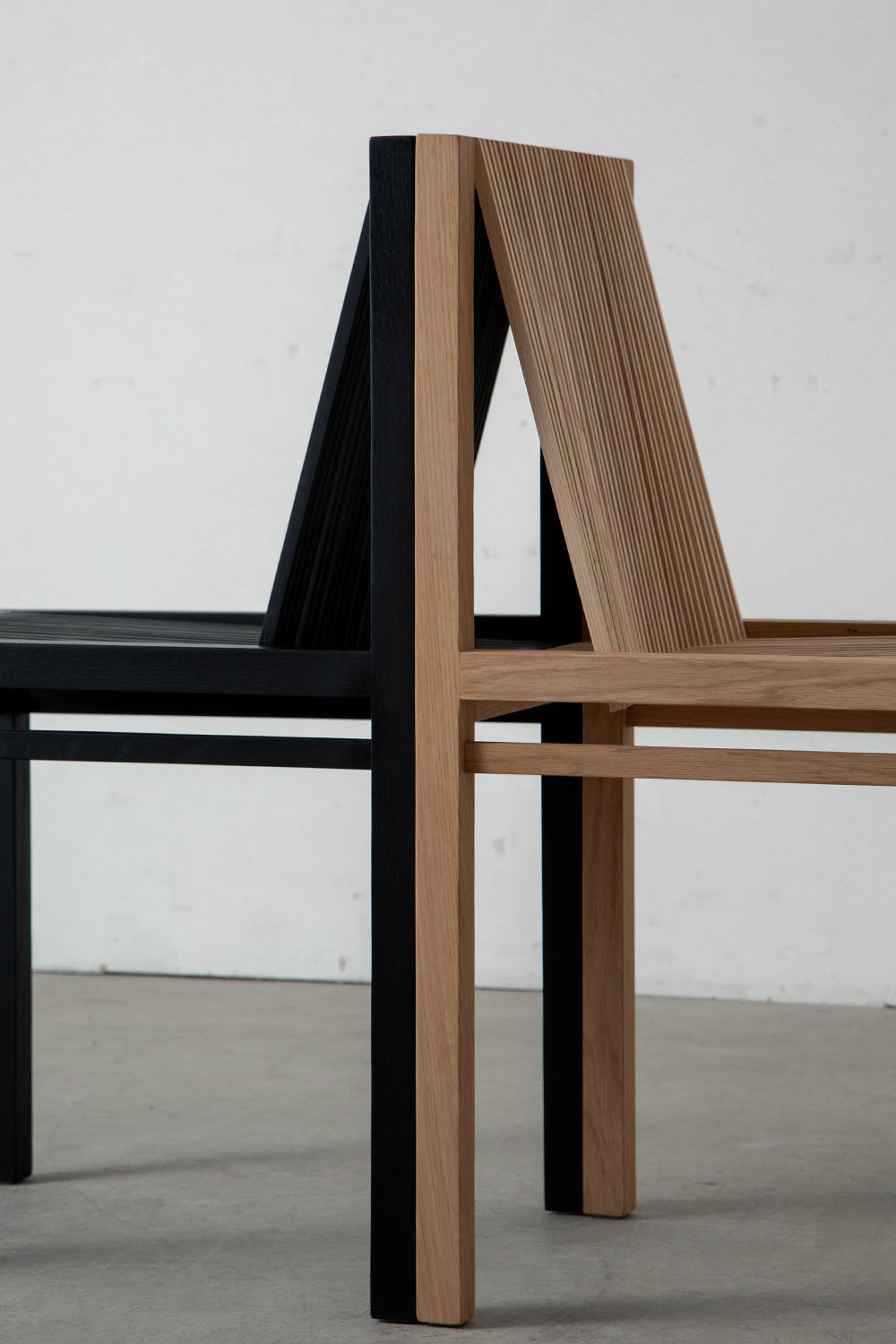 C_05 Dining Chair by Ruud-Jan KOKKE for KOKKE House in Oak and Ash