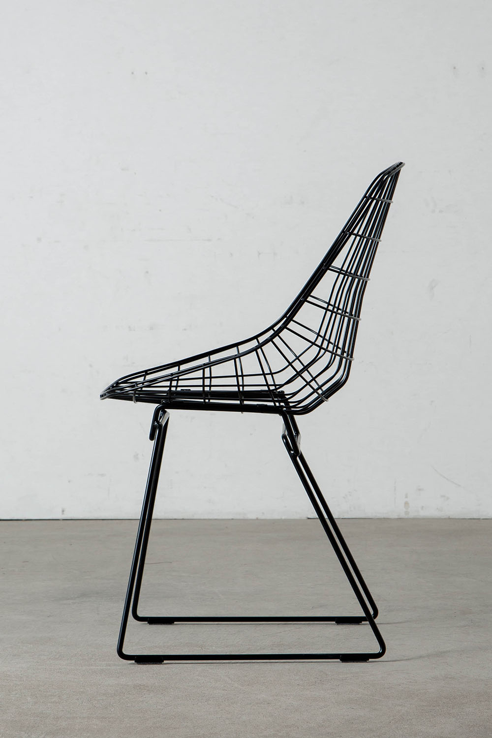 SM05 Wire Dining Chair by Cees Braakman for Pastoe in Steel , Chrome