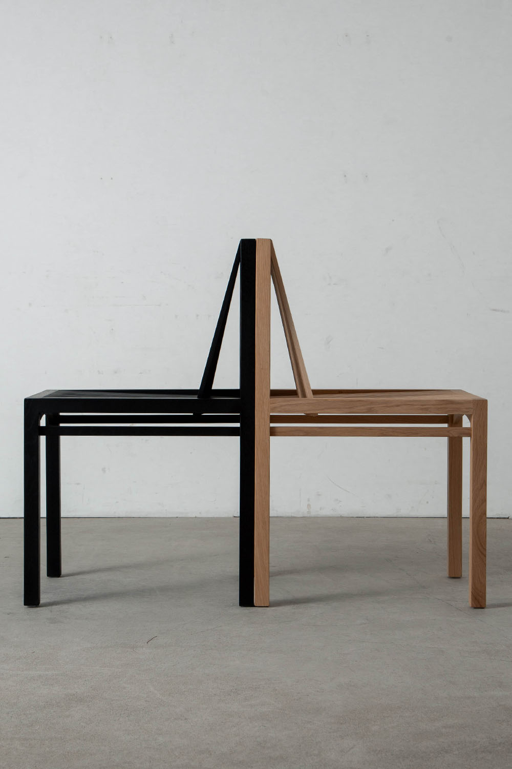 C_05 Dining Chair by Ruud-Jan KOKKE for KOKKE House in Oak and Ash