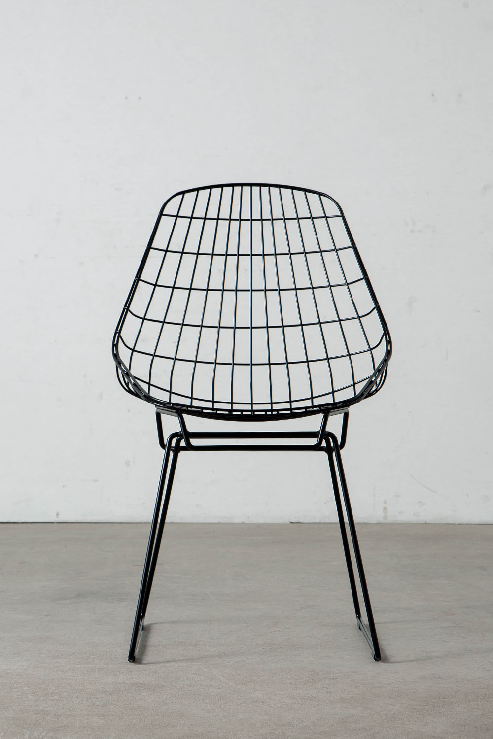 SM05 Wire Dining Chair by Cees Braakman for Pastoe in Steel , Chrome