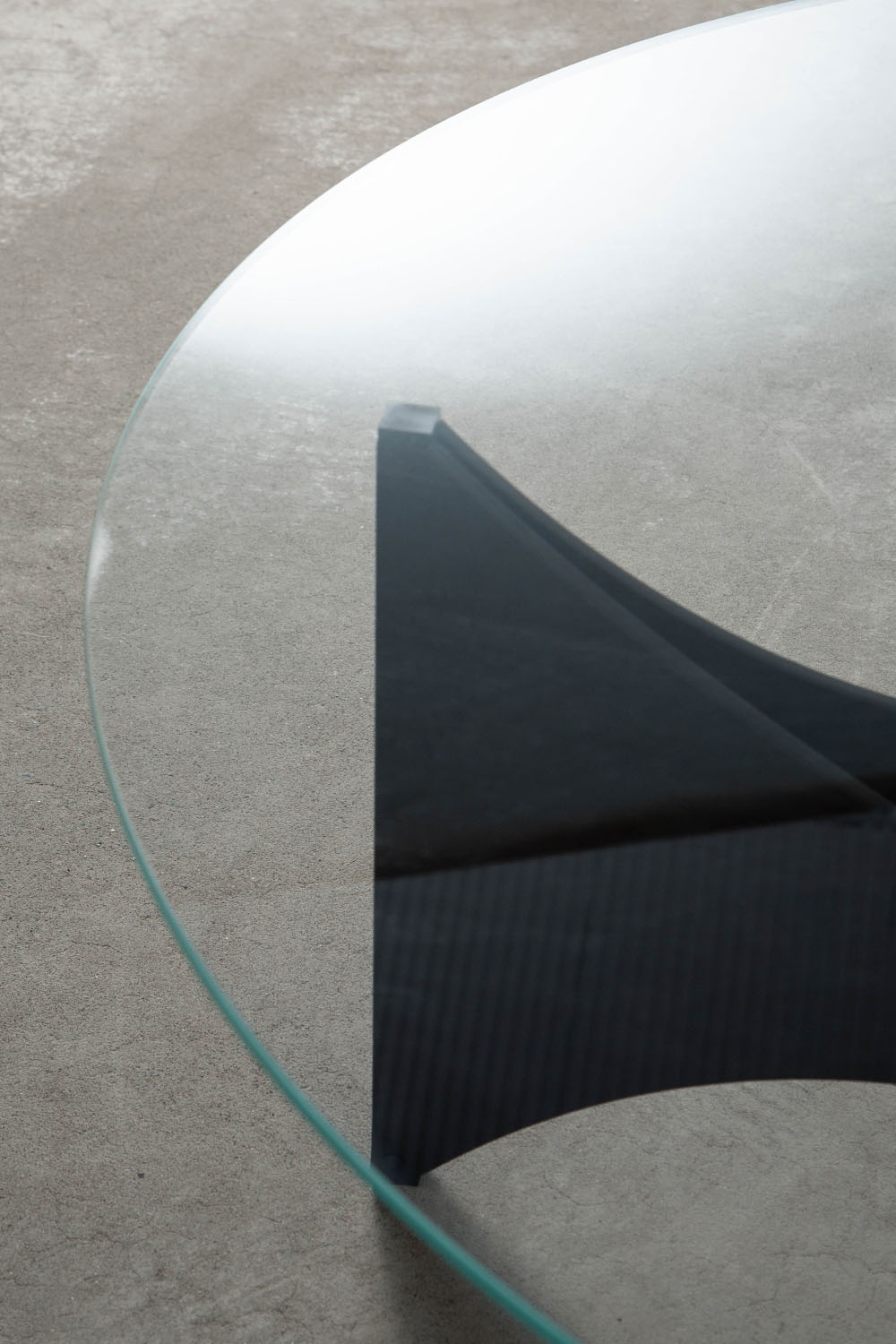 TZ 75 Coffee Table by Werner Blaser for Pastoe in Glass and Beech , Oak