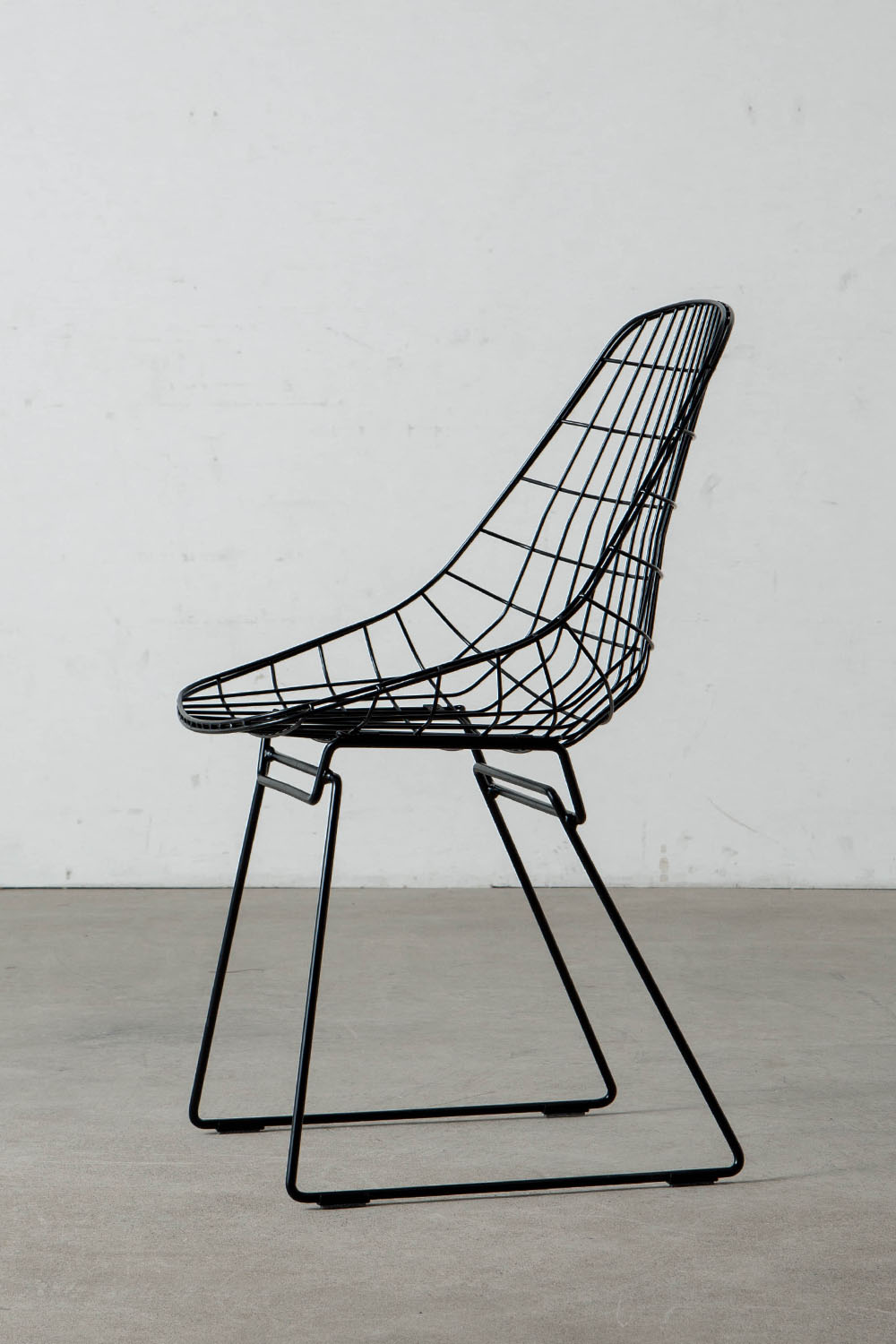 SM05 Wire Dining Chair by Cees Braakman for Pastoe in Steel , Chrome