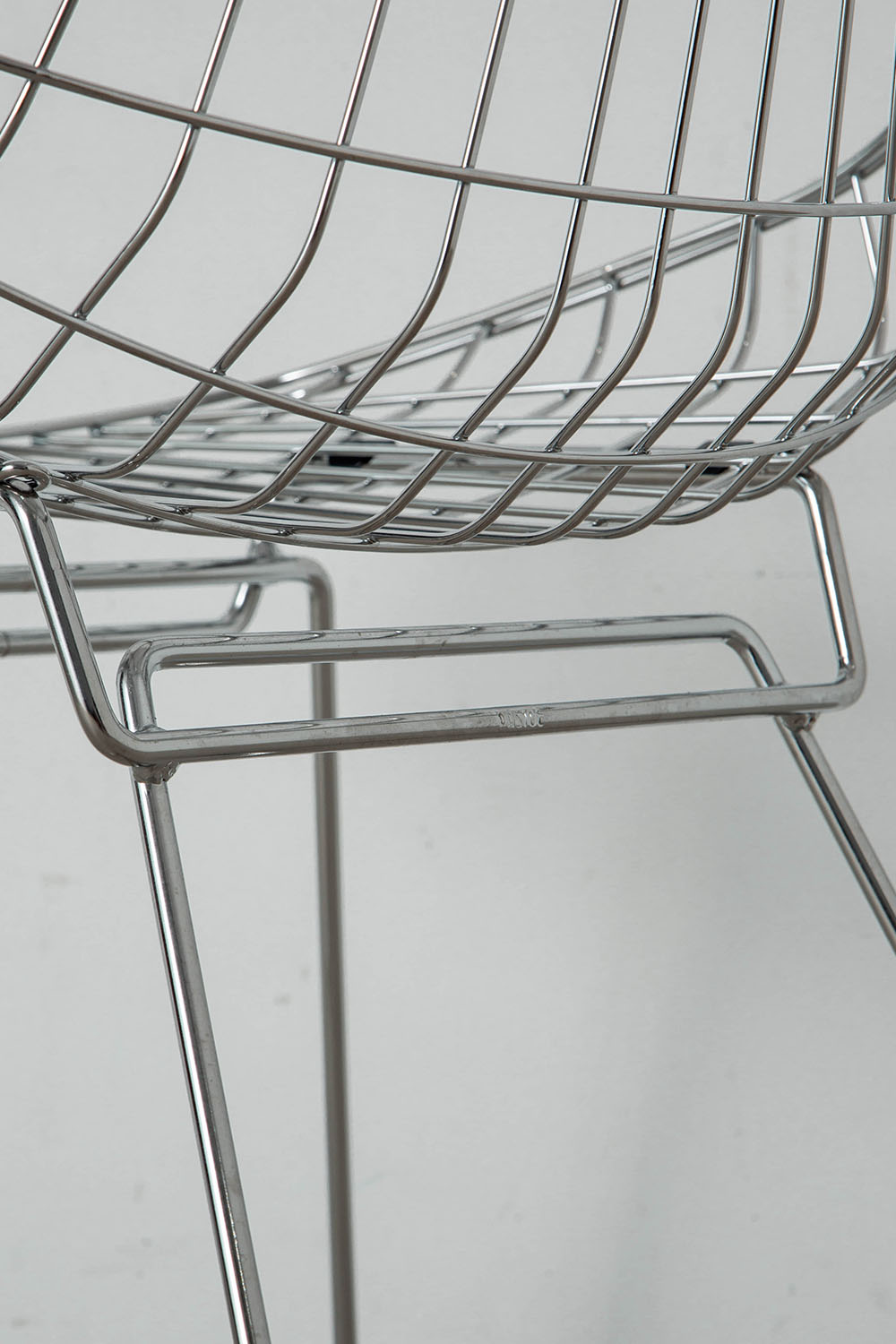 SM05 Wire Dining Chair by Cees Braakman for Pastoe in Steel , Chrome