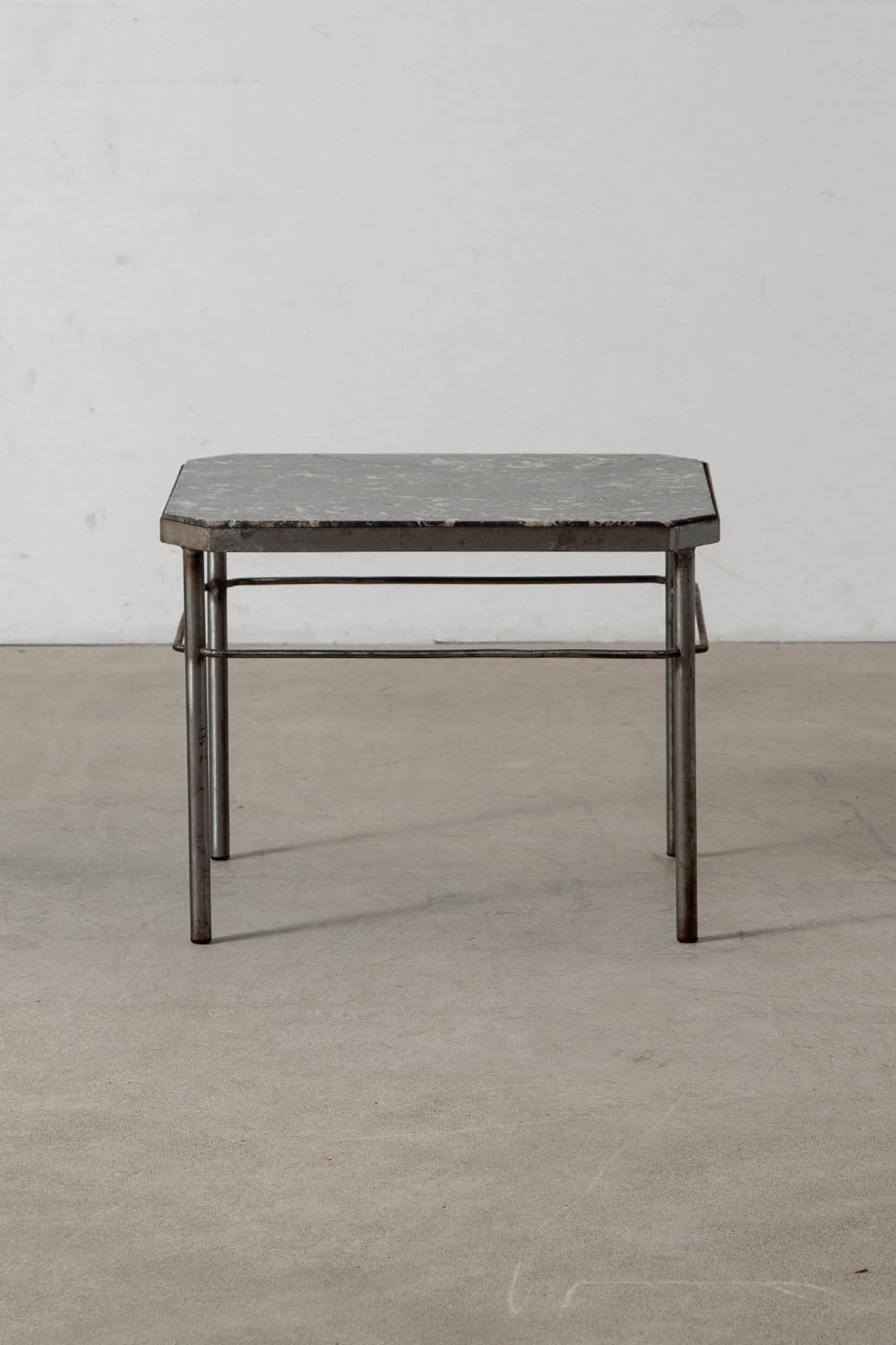 Coffee Table in Marble and Steel