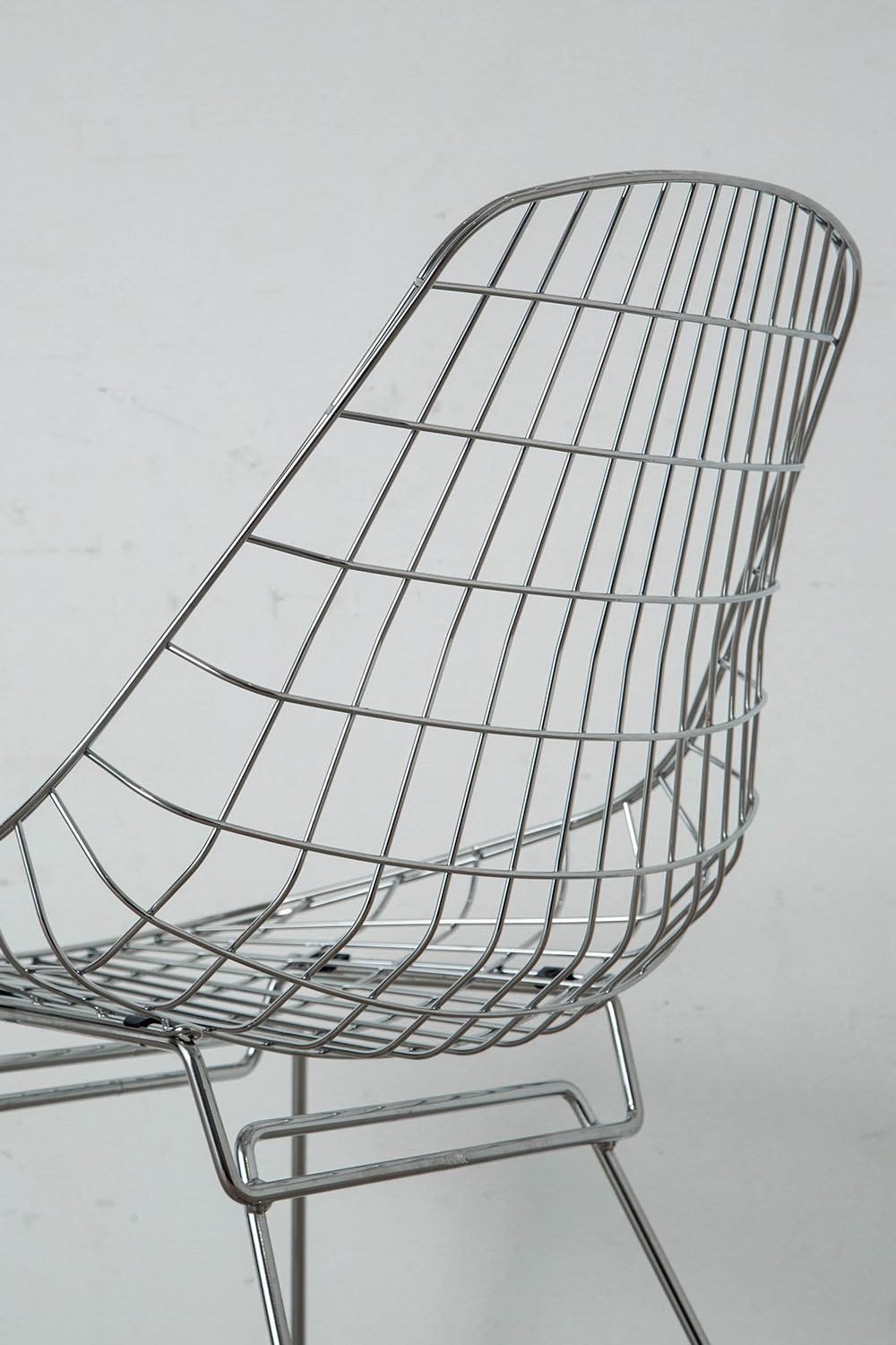 SM05 Wire Dining Chair by Cees Braakman for Pastoe in Steel , Chrome