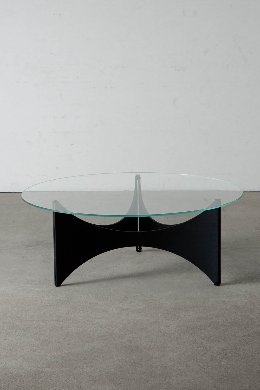 TZ 75 Coffee Table by Werner Blaser for Pastoe in Glass and Beech , Oak