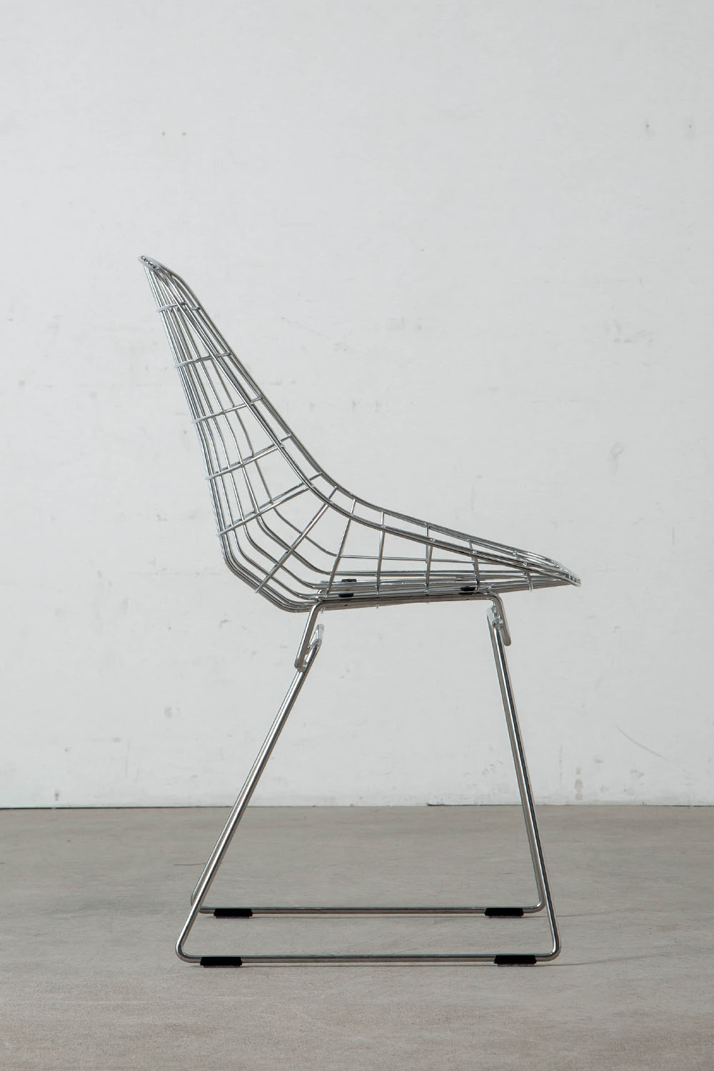 SM05 Wire Dining Chair by Cees Braakman for Pastoe in Steel , Chrome