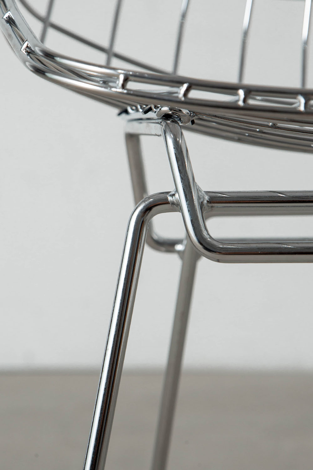 SM05 Wire Dining Chair by Cees Braakman for Pastoe in Steel , Chrome