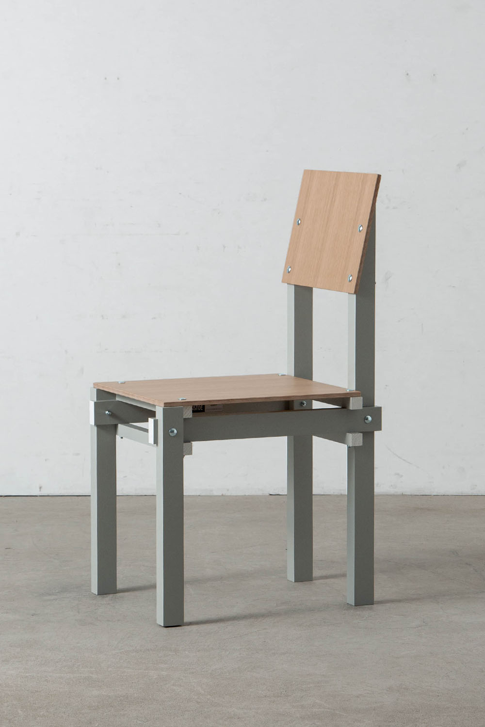 Military Chair by Gerrit Thomas Rietveld for Pastoe in Oak