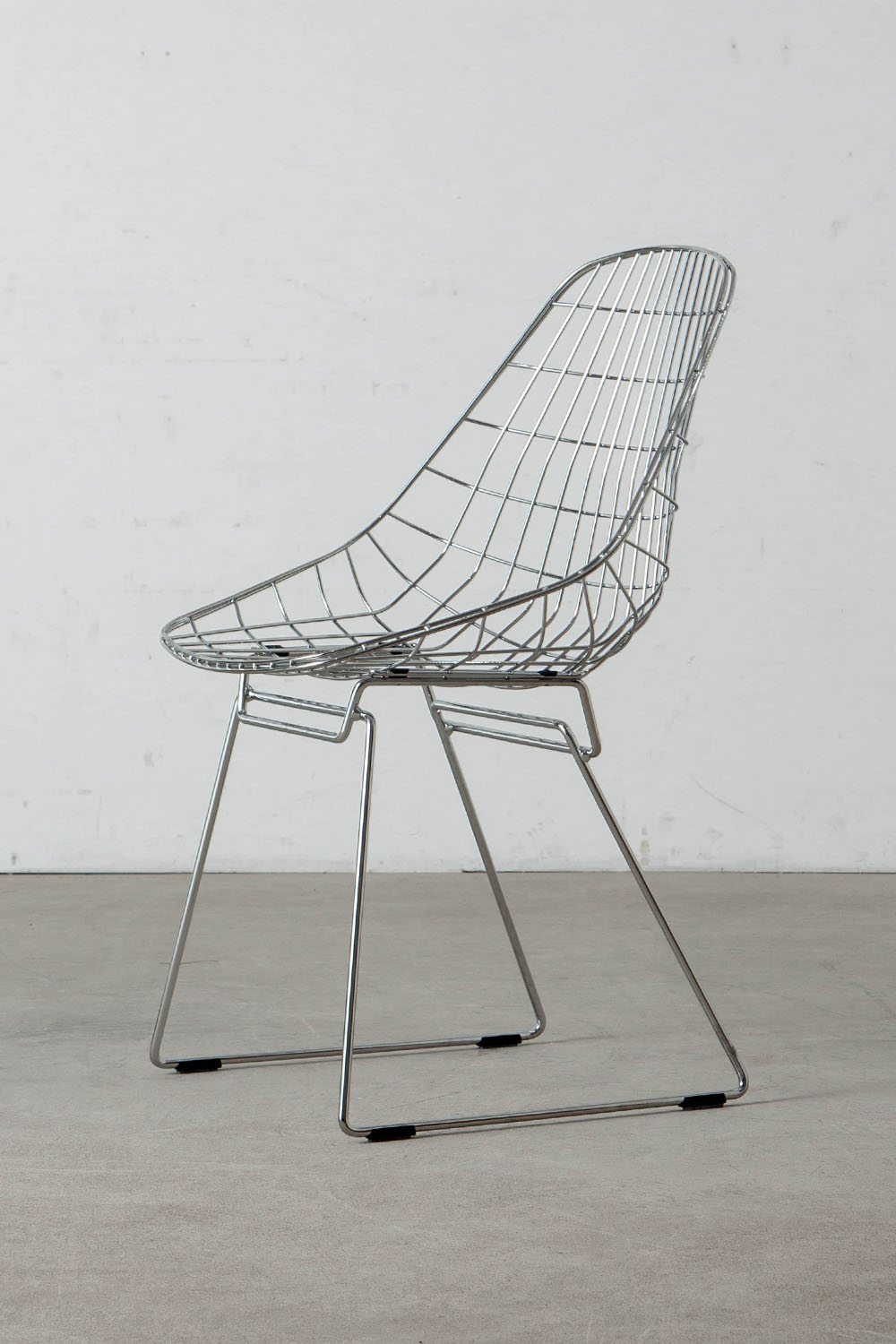SM05 Wire Dining Chair by Cees Braakman for Pastoe in Steel , Chrome
