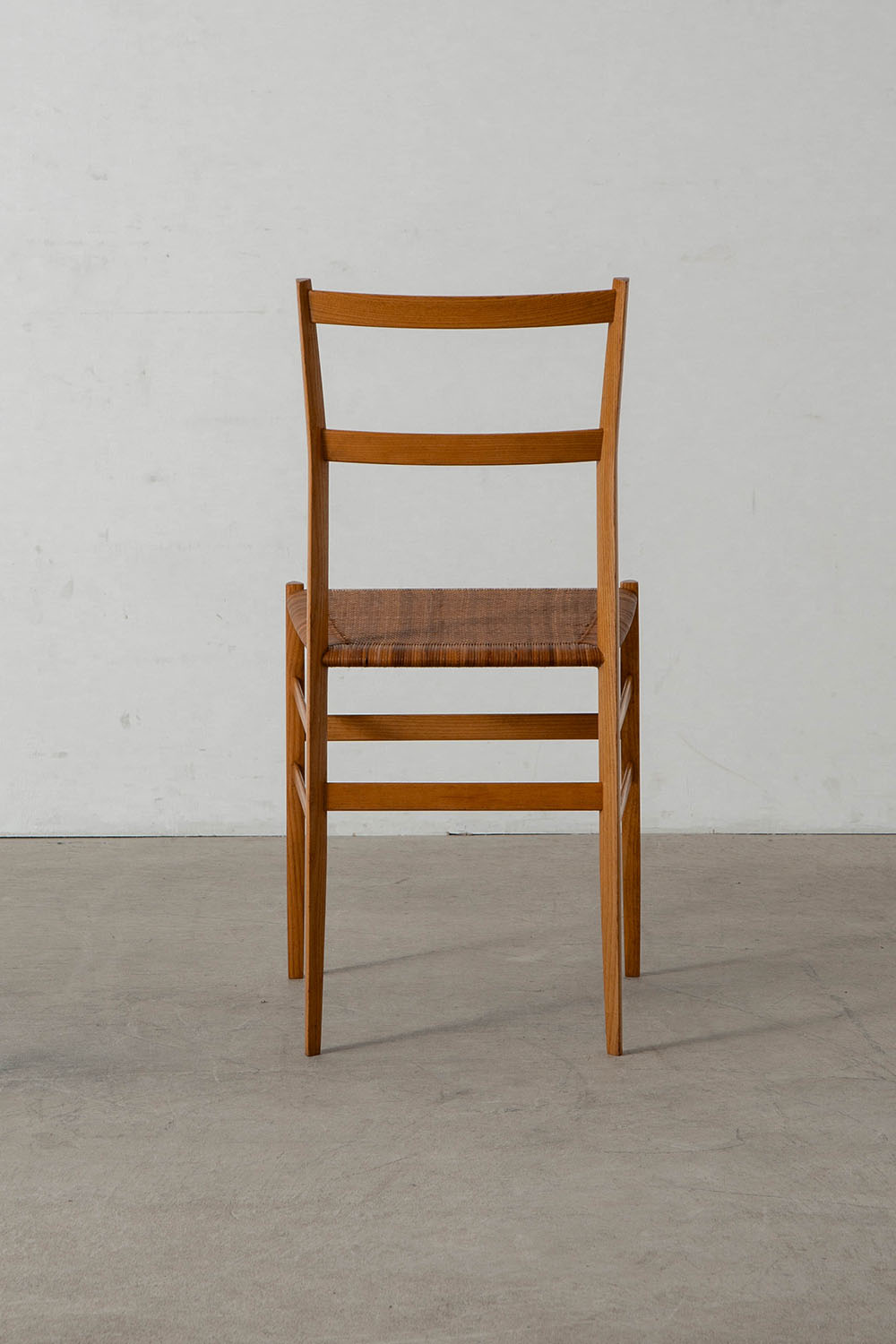 Superleggera Chair by Gio Ponti for Cassina in Wood and Rattan