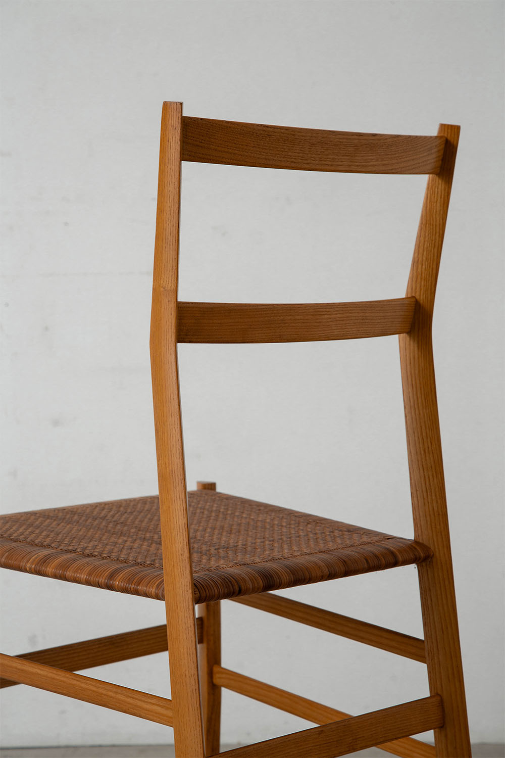 Superleggera Chair by Gio Ponti for Cassina in Wood and Rattan