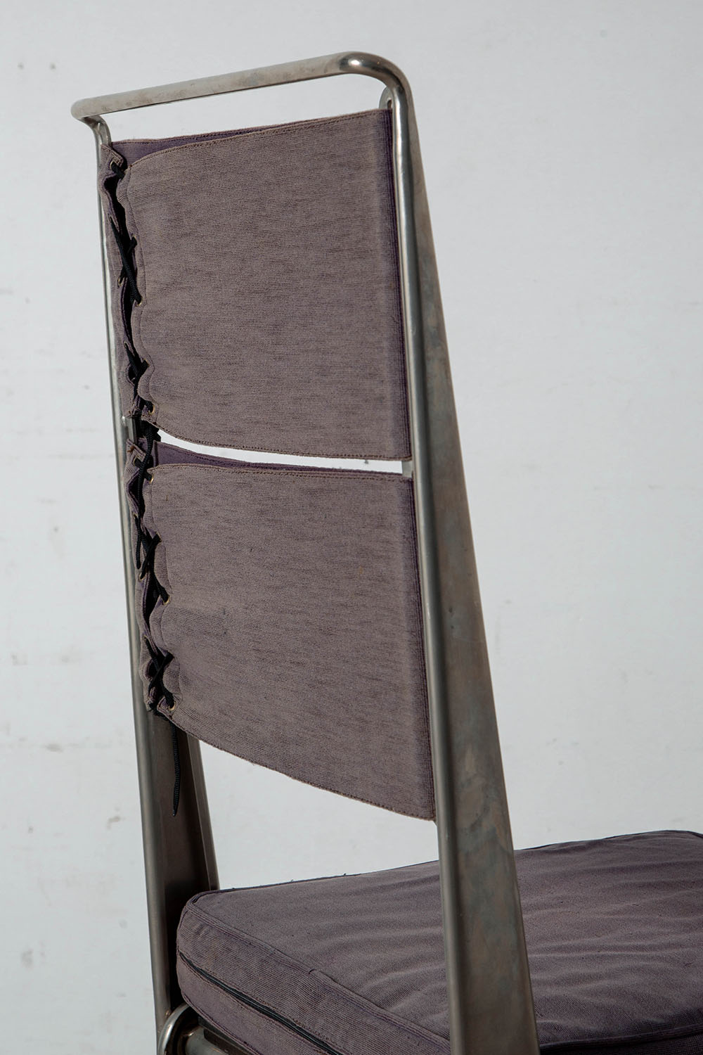 Folding Chair by Jean Prouvé for TECTA in Steel and Fabric