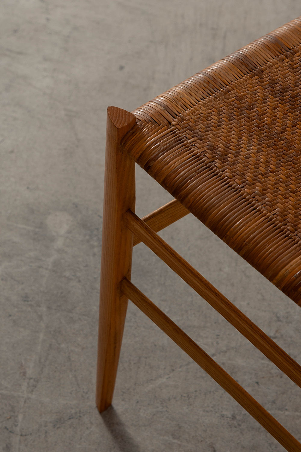 Superleggera Chair by Gio Ponti for Cassina in Wood and Rattan