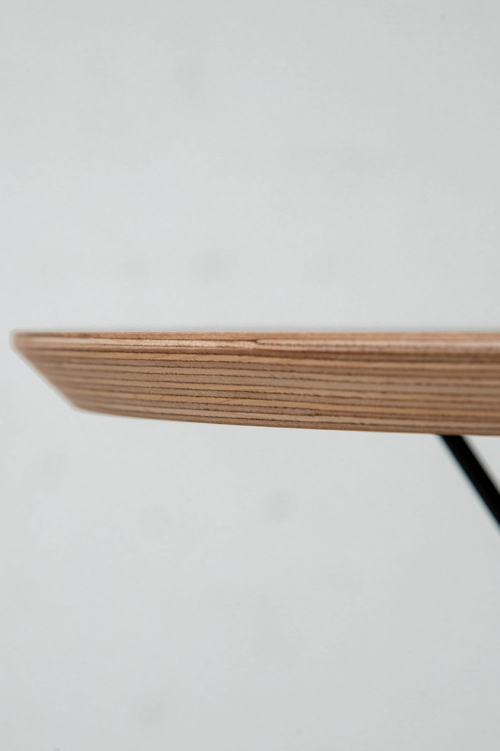 IJhorst Side Tables Medium by Constant Nieuwenhuys for Pastoe in Metal and Fenix Black , Oak