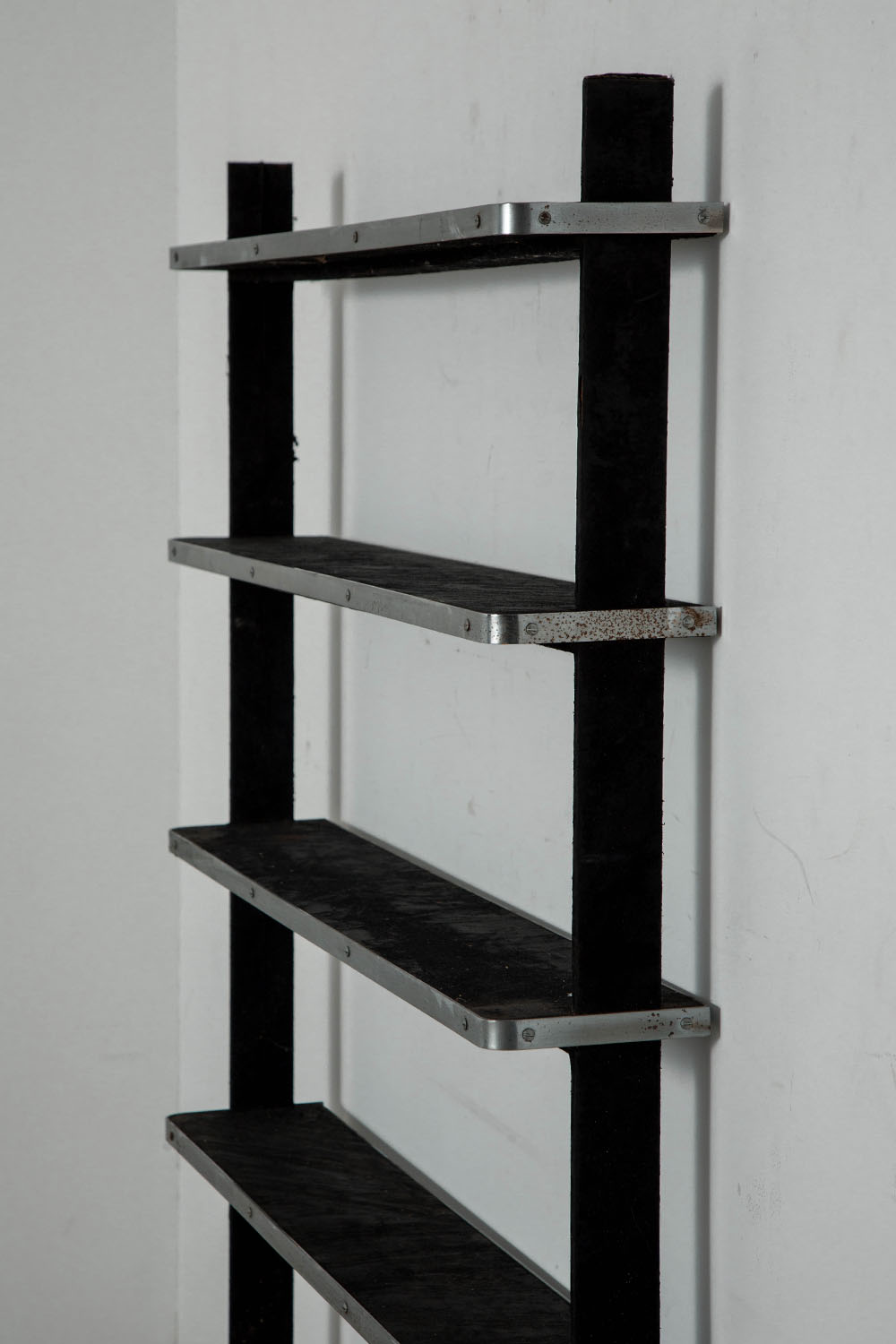 Industrial Shelf in Steel and Wood