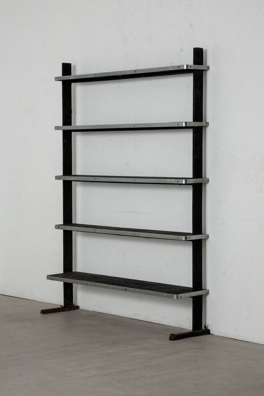 Industrial Shelf in Steel and Wood