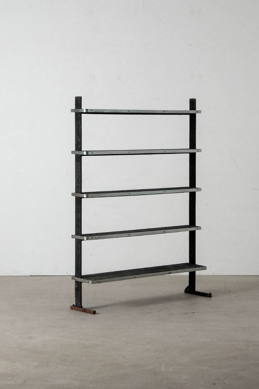 Industrial Shelf in Steel and Wood
