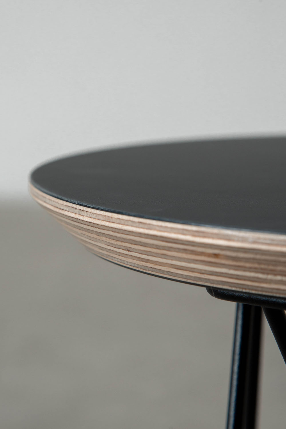 IJhorst Side Tables Small by Constant Nieuwenhuys for Pastoe in Metal and Fenix Black , Oak , Walnut