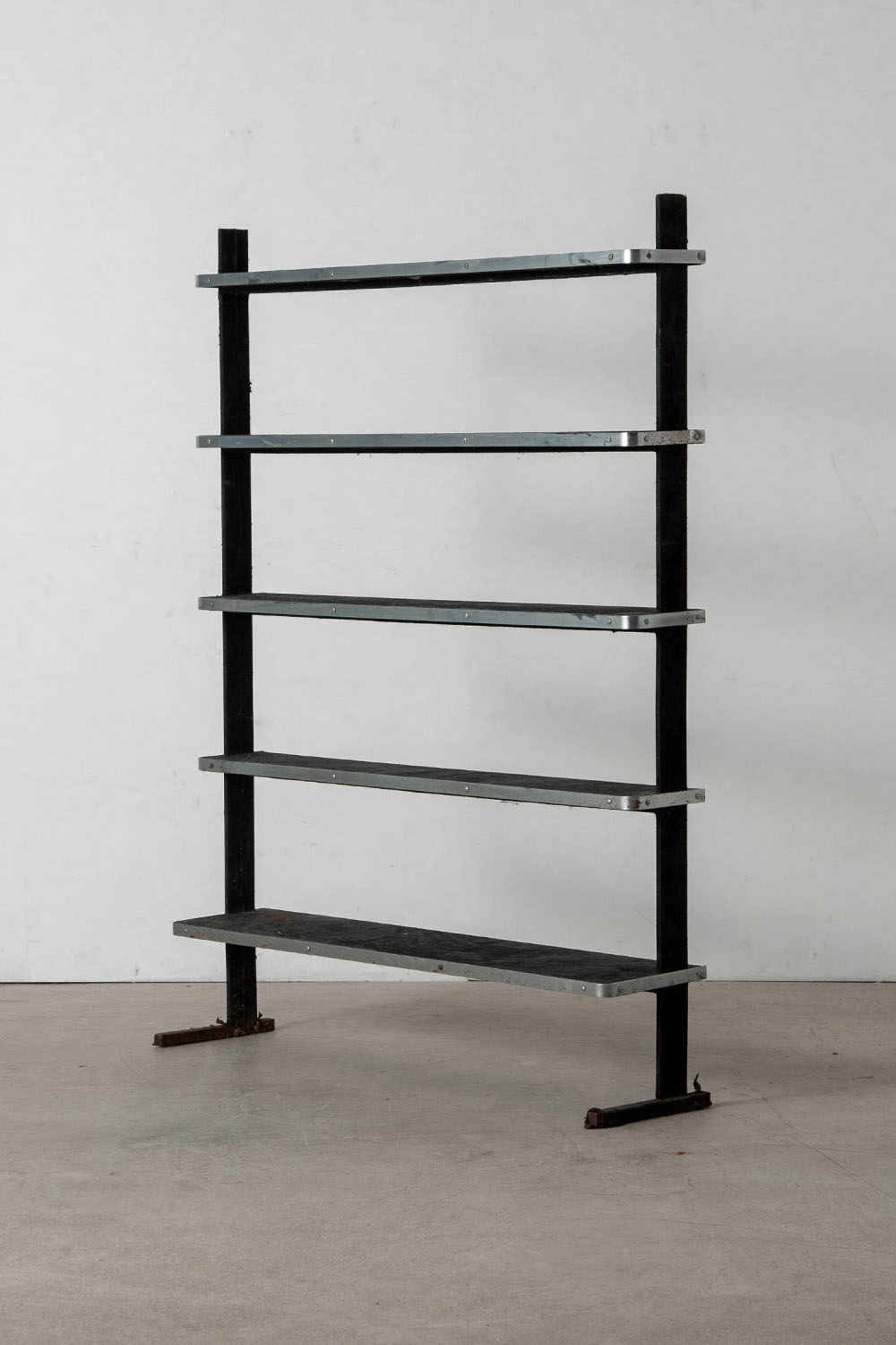 Industrial Shelf in Steel and Wood