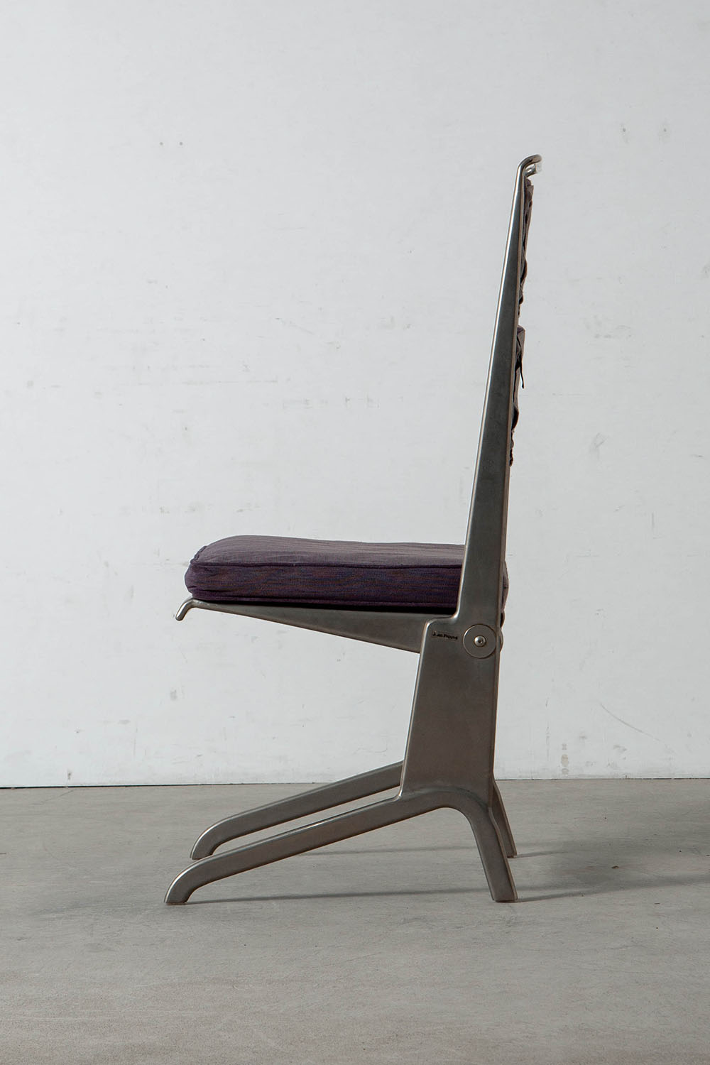Folding Chair by Jean Prouvé for TECTA in Steel and Fabric