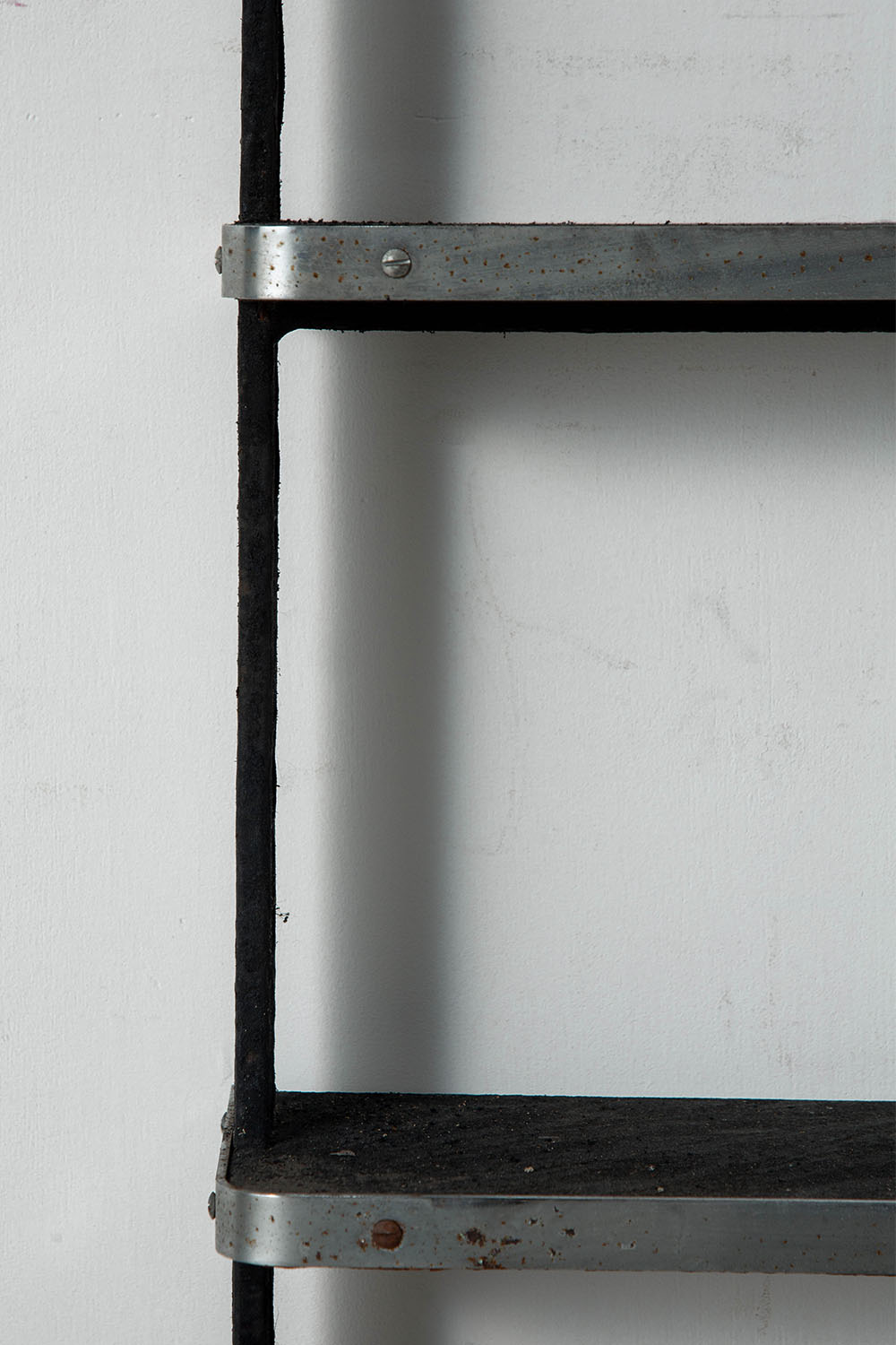 Industrial Shelf in Steel and Wood