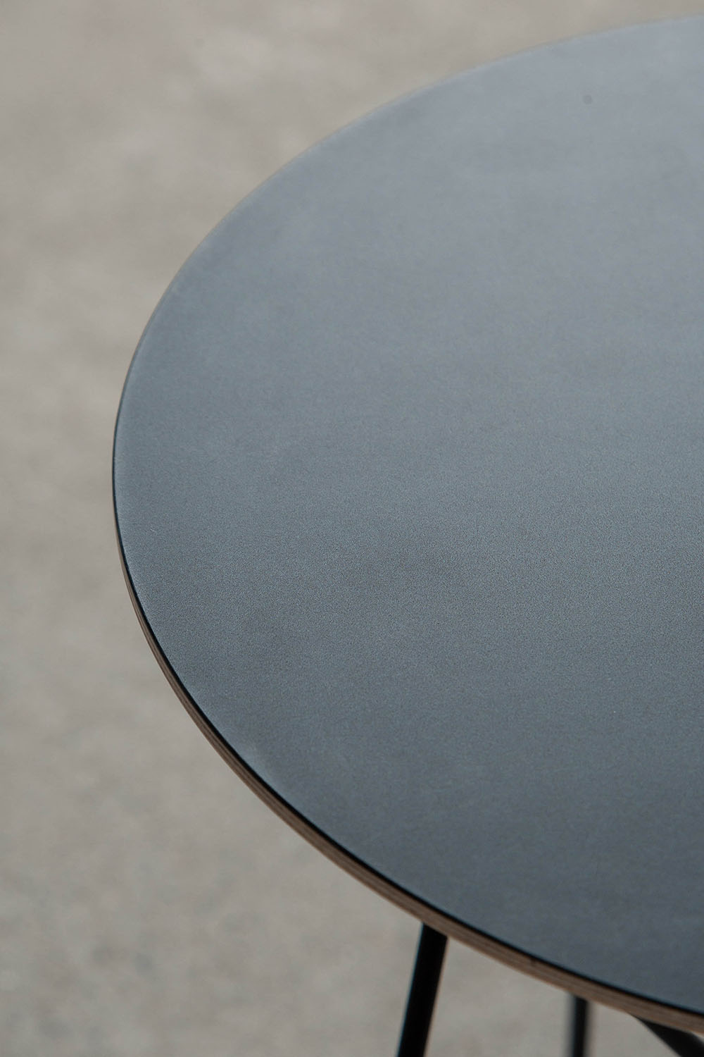 IJhorst Side Tables Small by Constant Nieuwenhuys for Pastoe in Metal and Fenix Black , Oak , Walnut