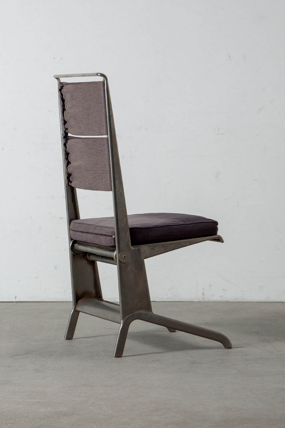 Folding Chair by Jean Prouvé for TECTA in Steel and Fabric