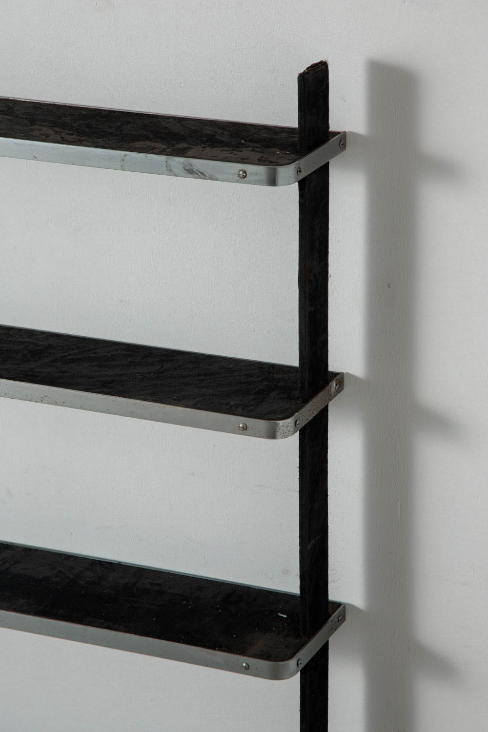 Industrial Shelf in Steel and Wood