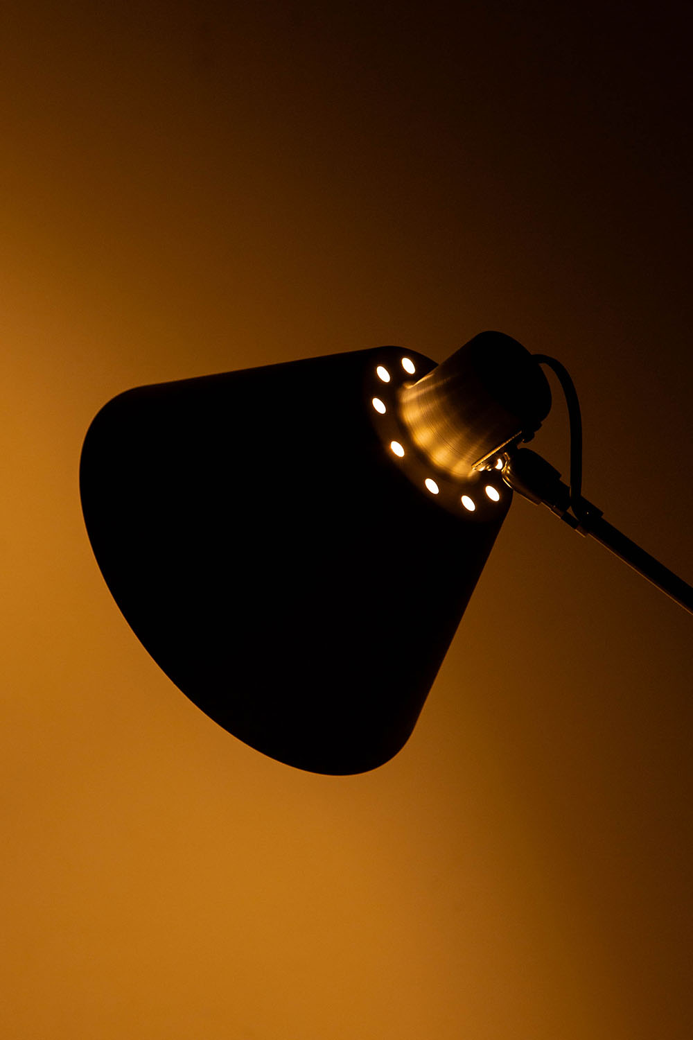 Magneto Floor Lamp by Henk Fillekes for Pastoe in Aluminum