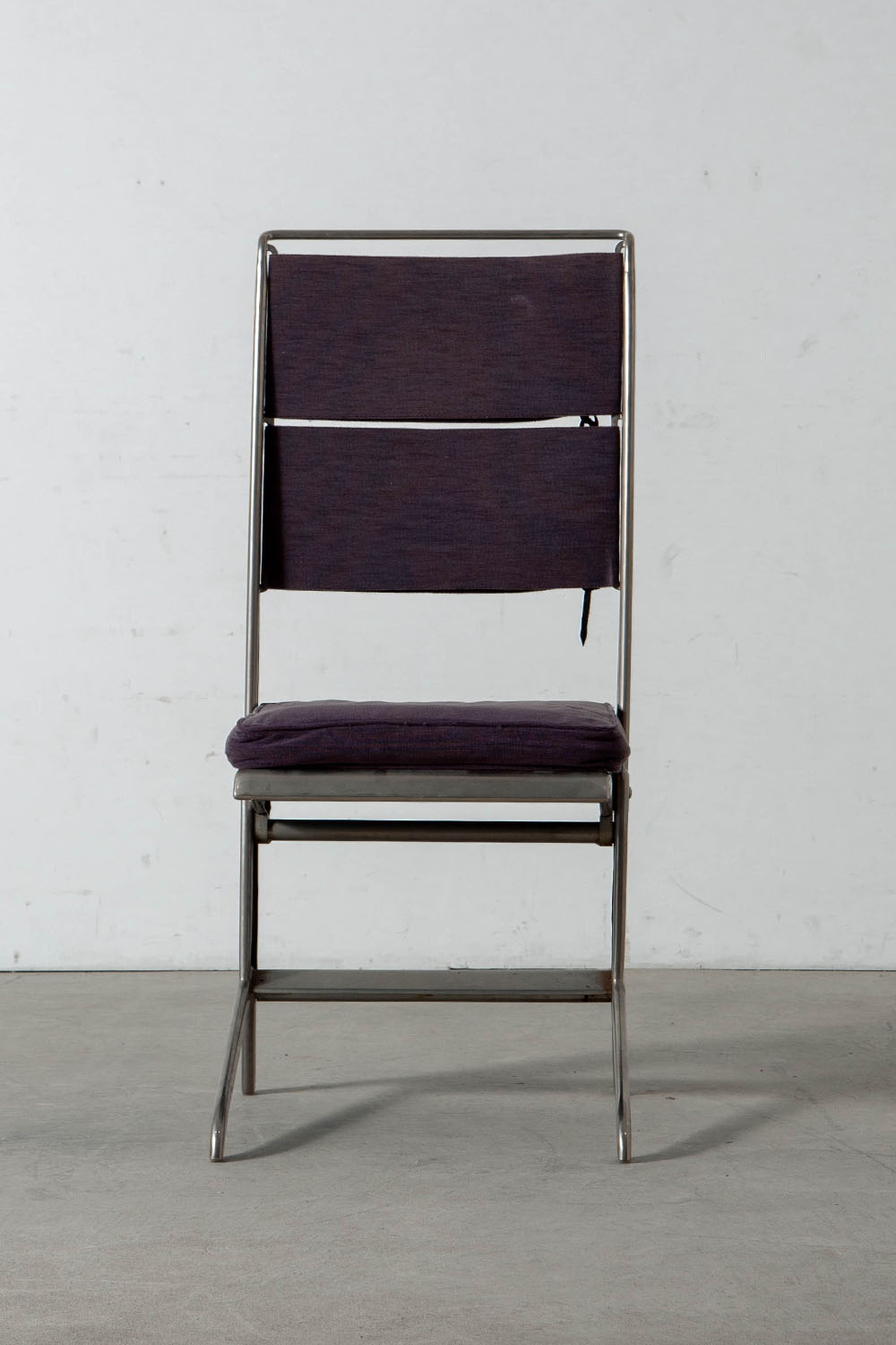 Folding Chair by Jean Prouvé for TECTA in Steel and Fabric