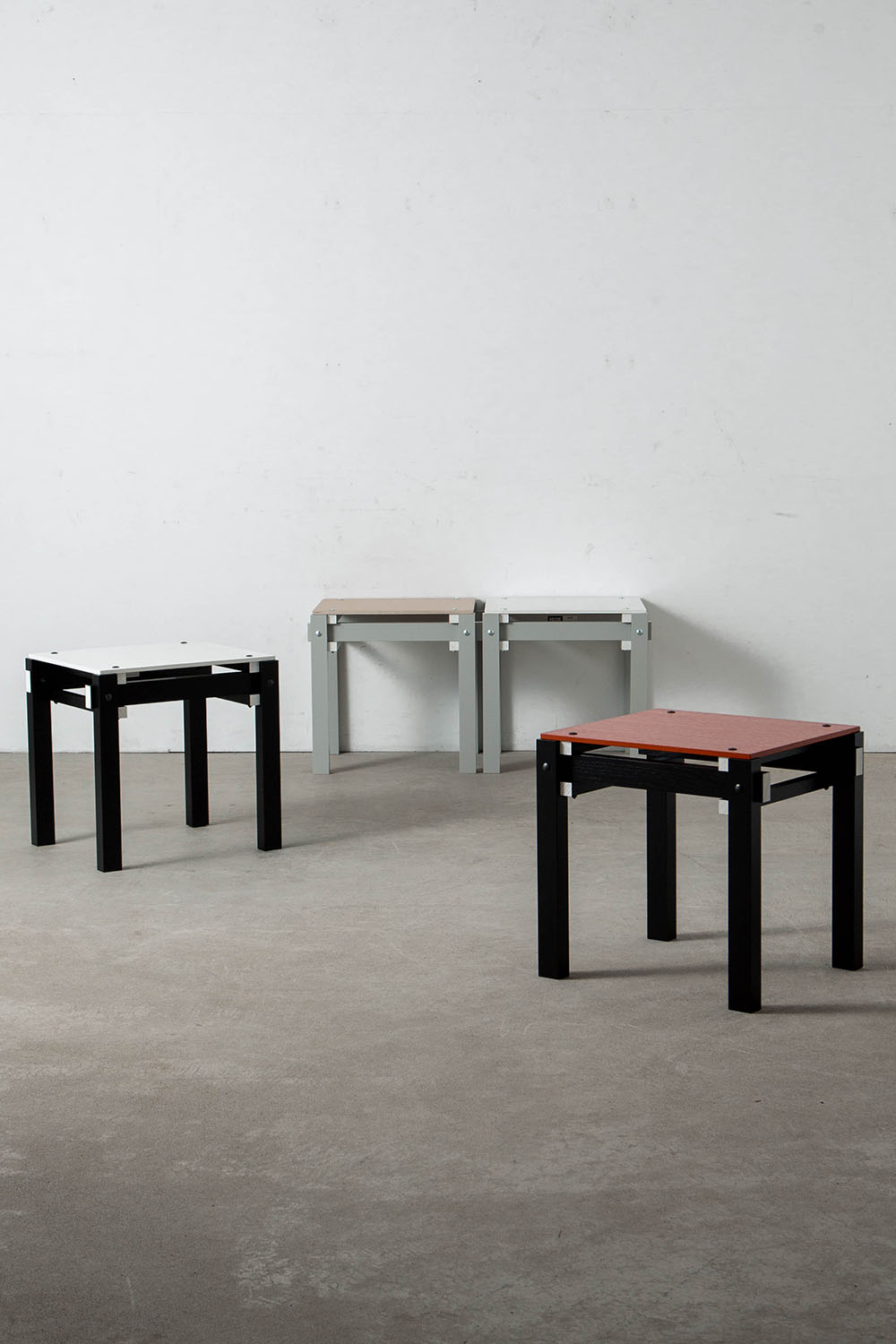 Military Stool by Gerrit Thomas Rietveld for Pastoe in Oak