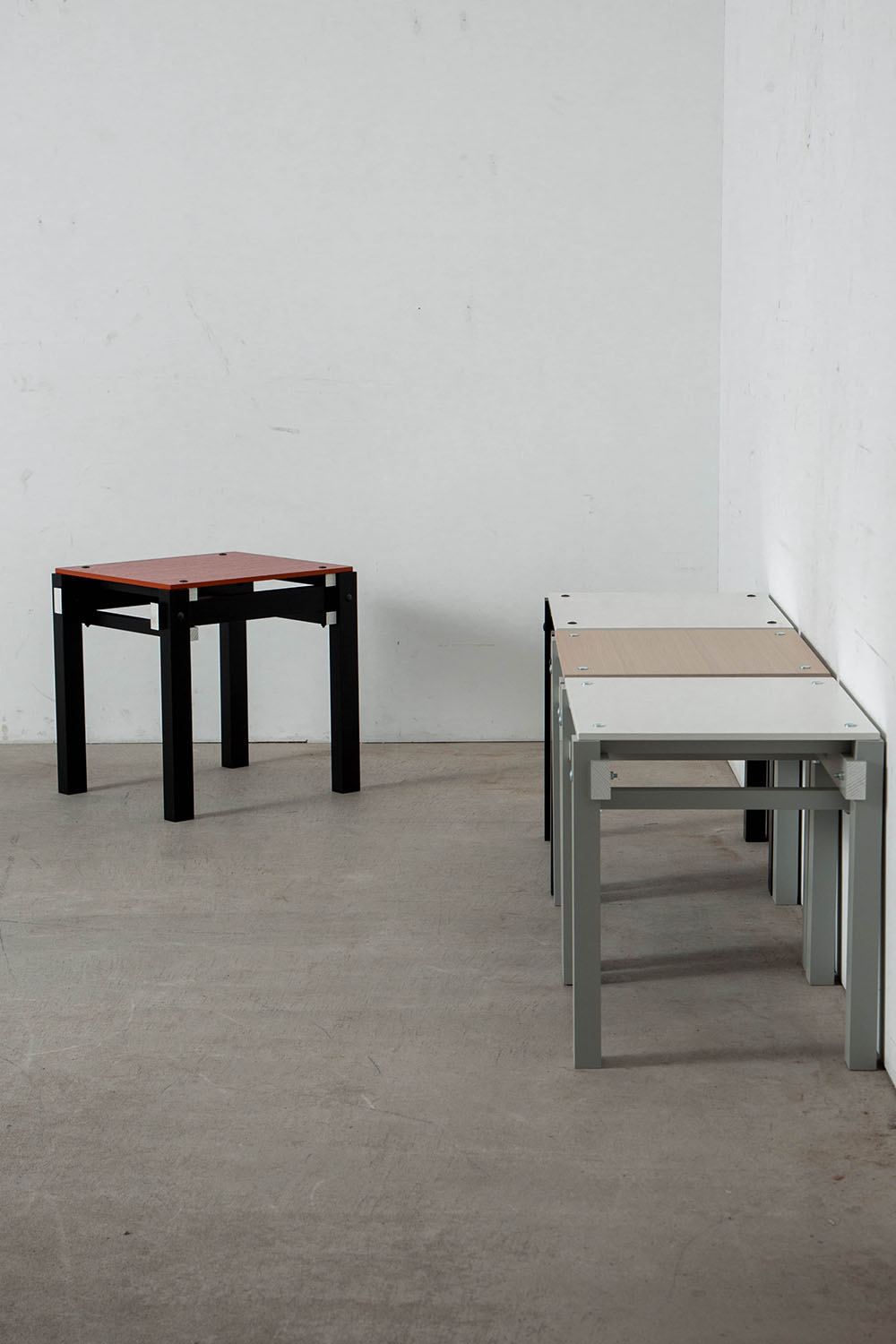 Military Stool by Gerrit Thomas Rietveld for Pastoe in Oak