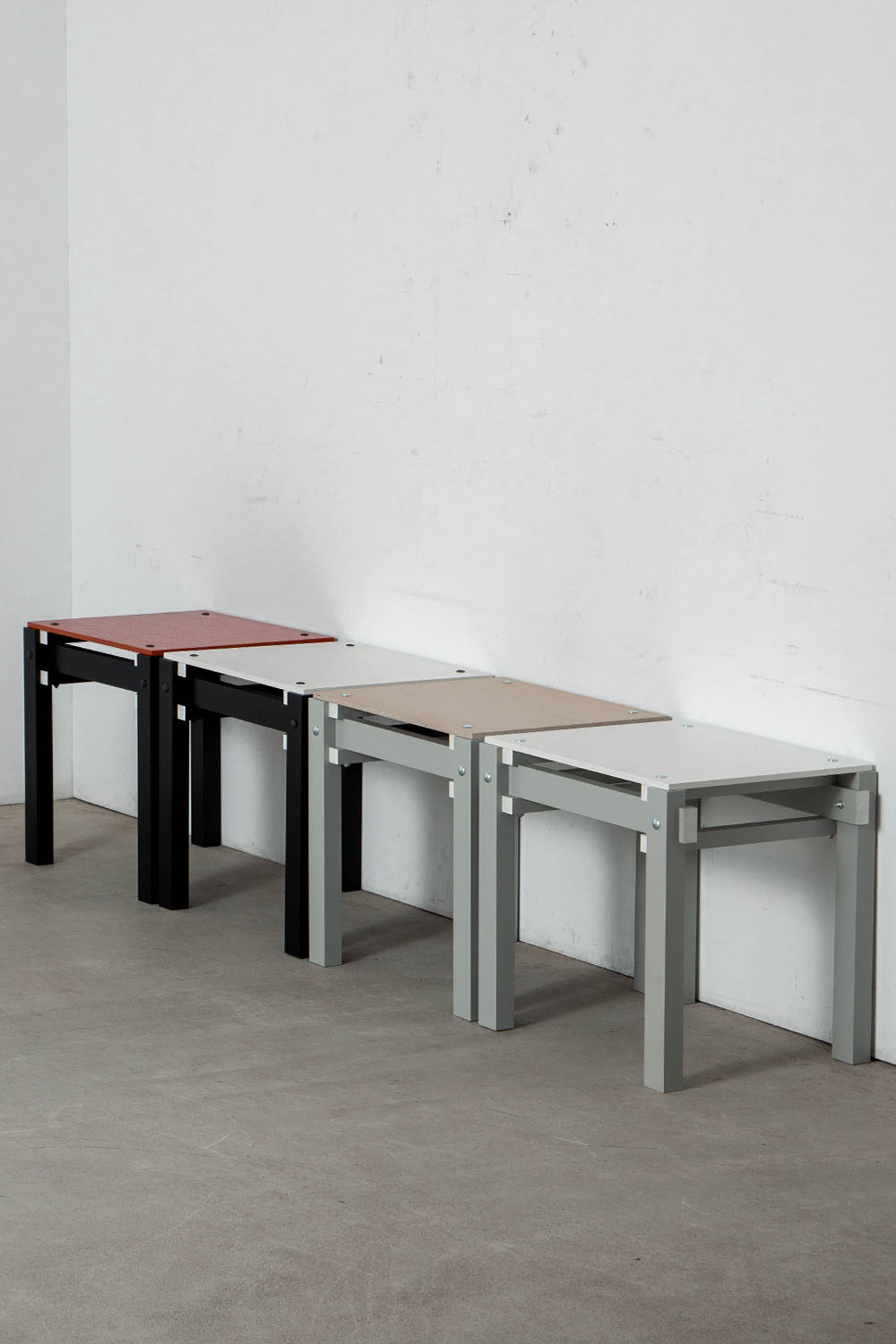 Military Stool by Gerrit Thomas Rietveld for Pastoe in Oak