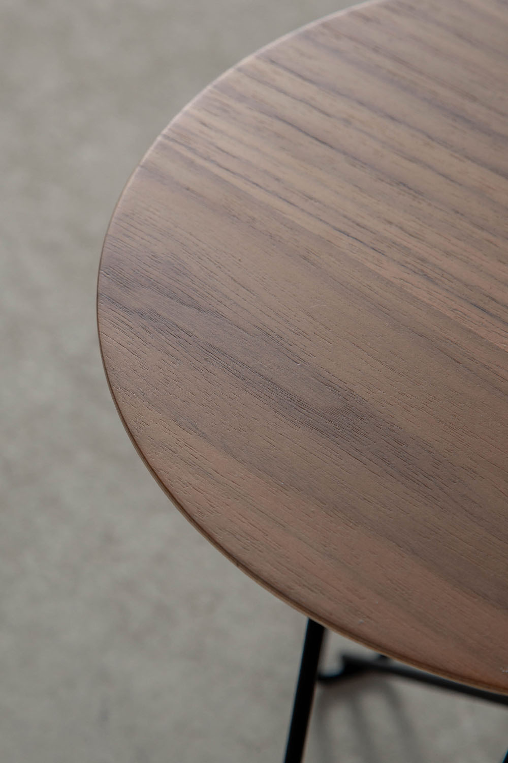 IJhorst Side Tables Small by Constant Nieuwenhuys for Pastoe in Metal and Fenix Black , Oak , Walnut